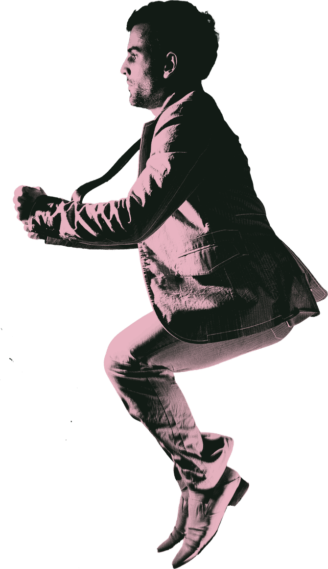 Person jumping